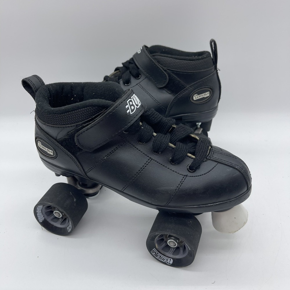 Chicago Skates Bullet Men's Size 6 Speed Roller Skates Black EU‎ Size 39-40